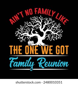 Family reunion vacation t shirts design