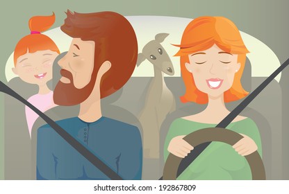 Family Ride Take your lovely family for a road trip or a simple city car ride. Don't forget your pet as well! 