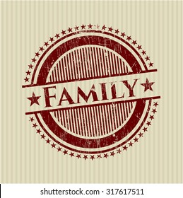 Family rubber stamp