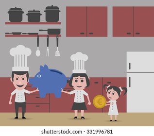 family saving on food