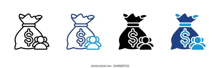 Family Savings Icon Element For Design