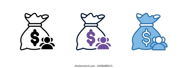 Family Savings Icon Element For Design