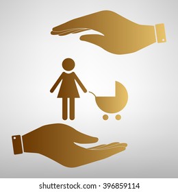 Family sign Golden Effect.
