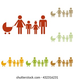 Family sign illustration