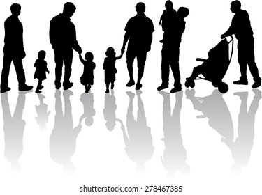 Family silhouette.