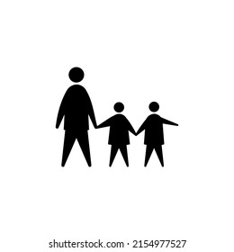 family silhouette avatar. family silhouette. family icon