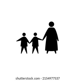 family silhouette avatar. family silhouette. family icon