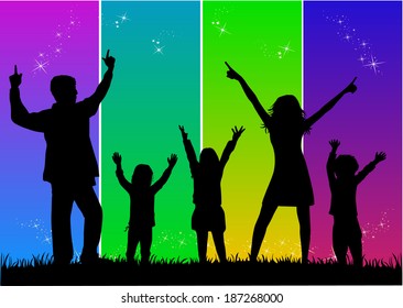 Family Silhouettes
