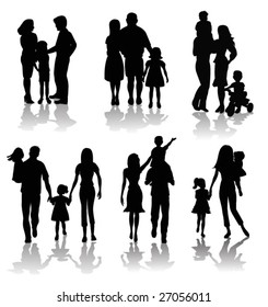 family silhouettes