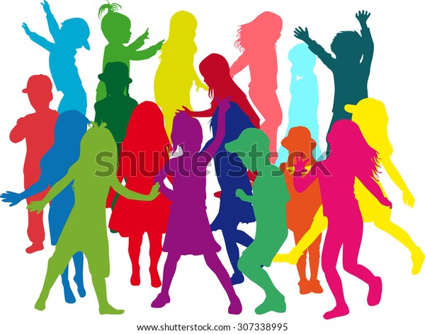 Family Silhouettes Stock Vector (Royalty Free) 307338995 | Shutterstock