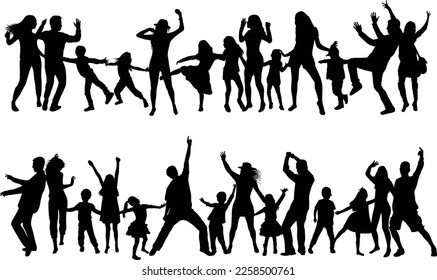 Family of silhouettes. Conceptual work.