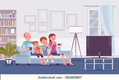 12,561 Family sitting on lounges Images, Stock Photos & Vectors ...