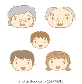 Family smile