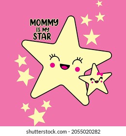 family star love. star with her daughter star
