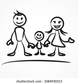 Stick Family Images, Stock Photos & Vectors | Shutterstock