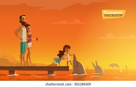 Family summer vacation 