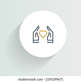 Family Support icon vector design