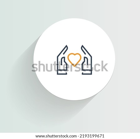 Family Support icon vector design