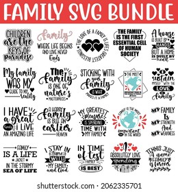 Family SVG Bundle.Family T-shirt Design SVG Bundle.