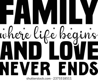 Family "svg" design and eps file