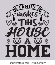 Family SVG Design Perfect For T shirt And Others