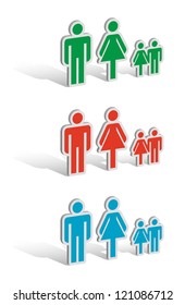 Family, symbol families with children
