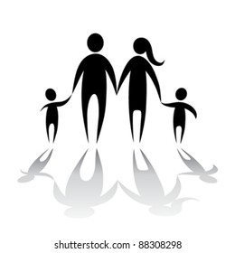family symbol vector