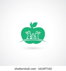 Family symbol - vector illustration