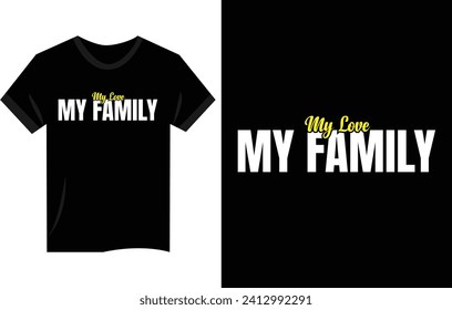 family t shirt design vector for t shirt