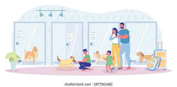 Family Takes Dog out Hotel for Pets after Parting. Family Arrived after Long Departure. Eldest Son Sank to Floor to Greet his Beloved Dog, Rest Relatives Rejoiced. Animal Runs to Hands Boy.