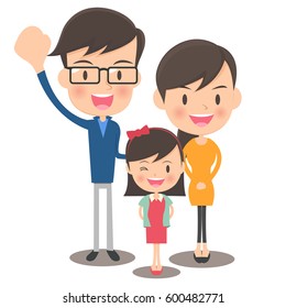 Family of three