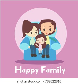 Family Togetherness Illustration