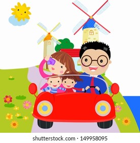 46,776 Cartoon family travel Images, Stock Photos & Vectors | Shutterstock