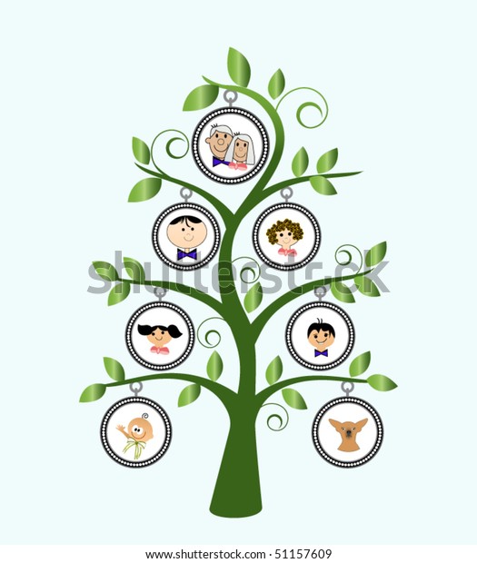 Family Tree Cartoon Family åº