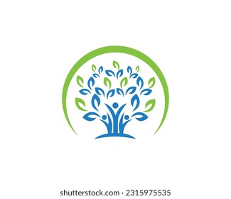 Family Tree for Charity Community Diversity and Foundation Logo Design
