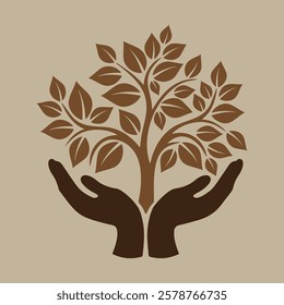 FAMILY TREE WITH HAND _ FAMILY TREE GET TO GEATHER