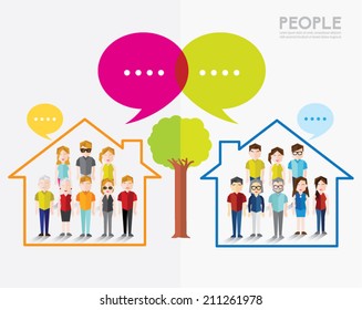 Family Tree Icon Vector Design