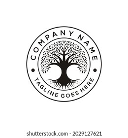 Family Tree Life Logo Design Vector Stock Vector (Royalty Free ...