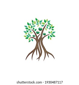 Tree Roots Icon Vector Illustration Stock Vector (Royalty Free) 220891750