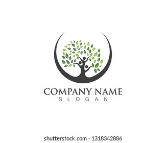 Family Tree Logo Symbol Template