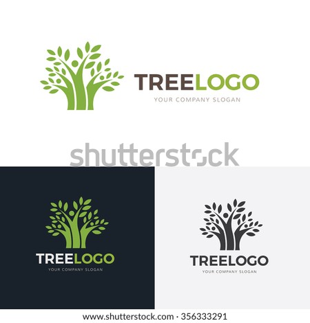 Similar – Image, Stock Photo Trees of life on cabbage leaves