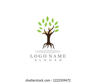 Family Tree Logo template vector