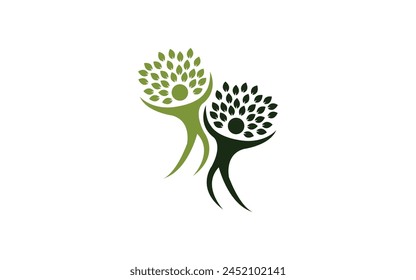 Family tree symbol icon logo design