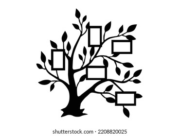 family tree wall sticker  vector artwork 