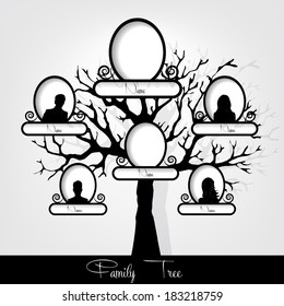 Family tree,Vector Illustration