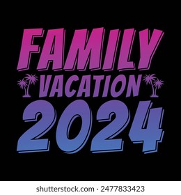  Family Vacation 2023 T-Shirt Design.