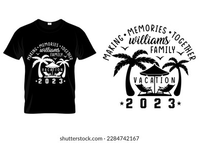 Family vacation custom t-shirt design Family vacation tshirts, Family vacation shirts vector