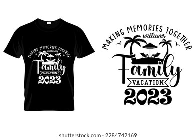 Family vacation custom t-shirt design Family vacation tshirts, Family vacation shirts vector