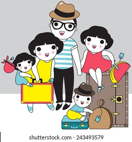 The Family Vacation illustration