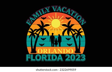 Family Vacation Orlando Florida 2023 T Shirt 